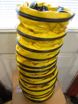 ALLEGRO 9520-09M Blower Duct, For Use With 9513, 9533-E, 9534, 9543 Series, Orange, 8 in Dia x 15 ft L