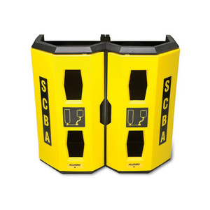llegro 4325 High Viz Heavy Duty Dual SCBA Wall Case, Yellow