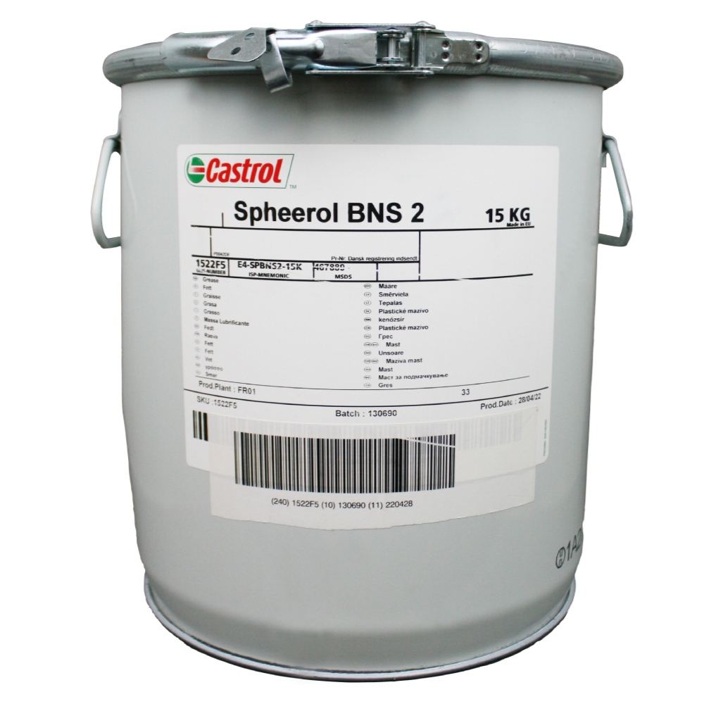 Castrol Spheerol BNS 2 High temperature bearing grease 15kg bucket