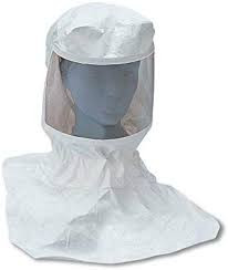 Allegro 9910-10 Replacement Tyvek Supplied Air Respirator Hood w/ Suspension (Low Pressure only)