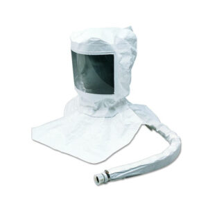 Allegro 9911-CV Maintenance Free Tyvek Hood CF SAR Assembly w/ Susp. & Flow Control Valve w/ Hansen Fitting