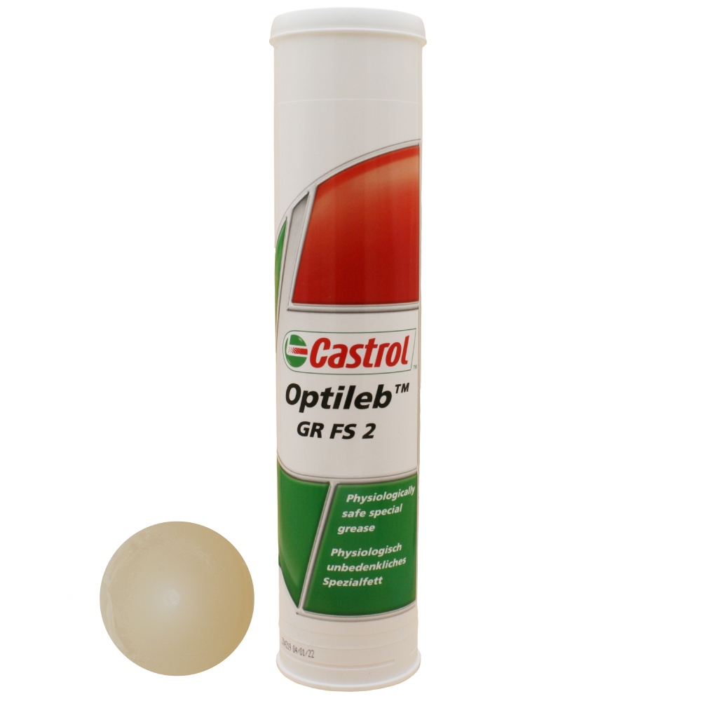 Castrol Optileb GR FS 2 Food grade H1 synthetic bearing grease 380g