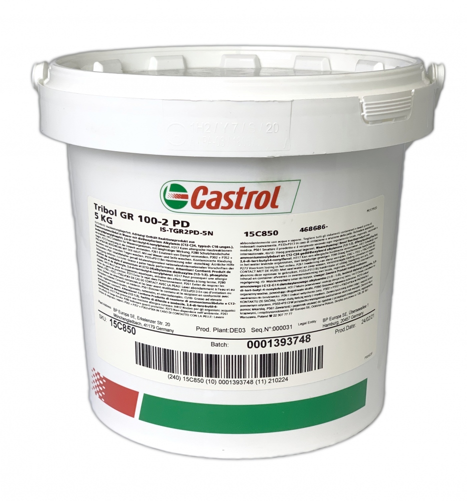 Castrol Tribol GR 100-2 PD High performance grease 5kg bucket